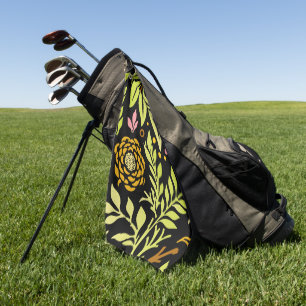 Floral Design 18 Golf Towel