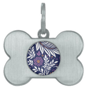 Floral Design 22 Pet ID Tag