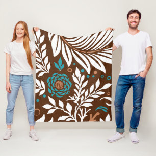 Floral Design 23 Fleece Blanket