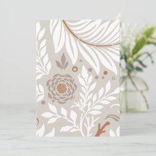 Floral Design 25 Thank You Card