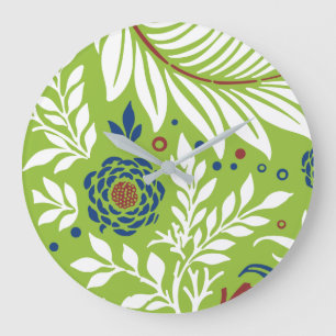 Floral Design 27 Large Clock