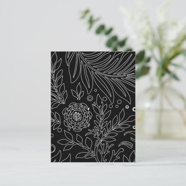 Floral Design 31 Holiday Postcard (Standing Front)