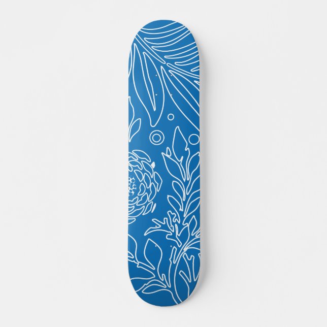 Floral Design 32 Skateboard (Front)