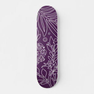 Floral Design 33 Skateboard