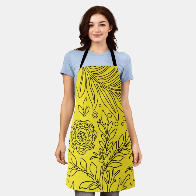 Floral Design 36 Apron (Worn)