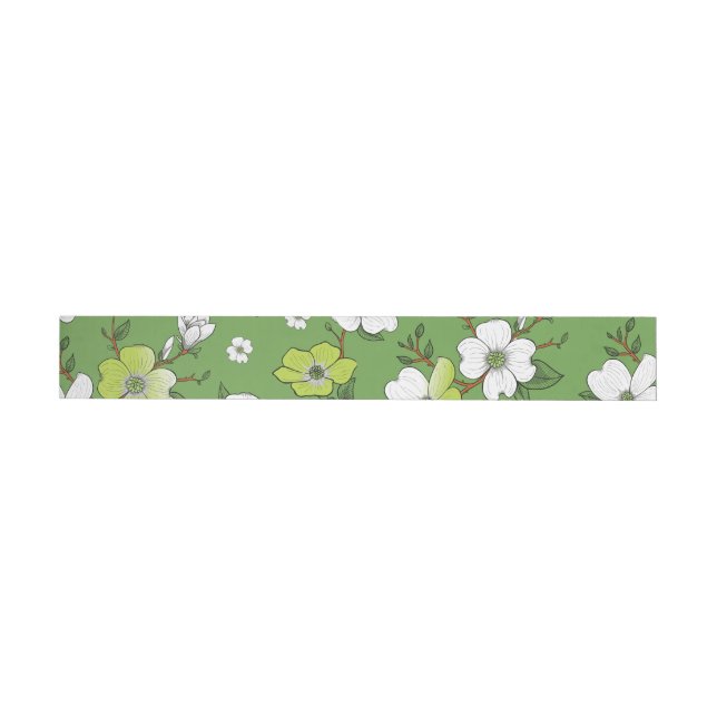 Floral Design 6 Wrap Around Label (Individual)