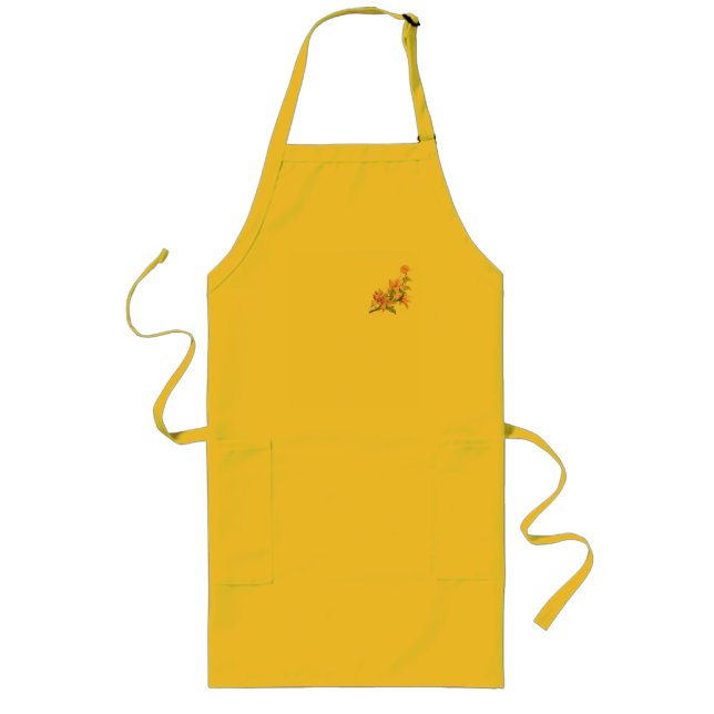 Floral design  Apron for unisex (Front)