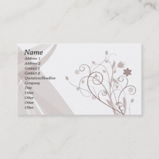 Floral Design Business Card