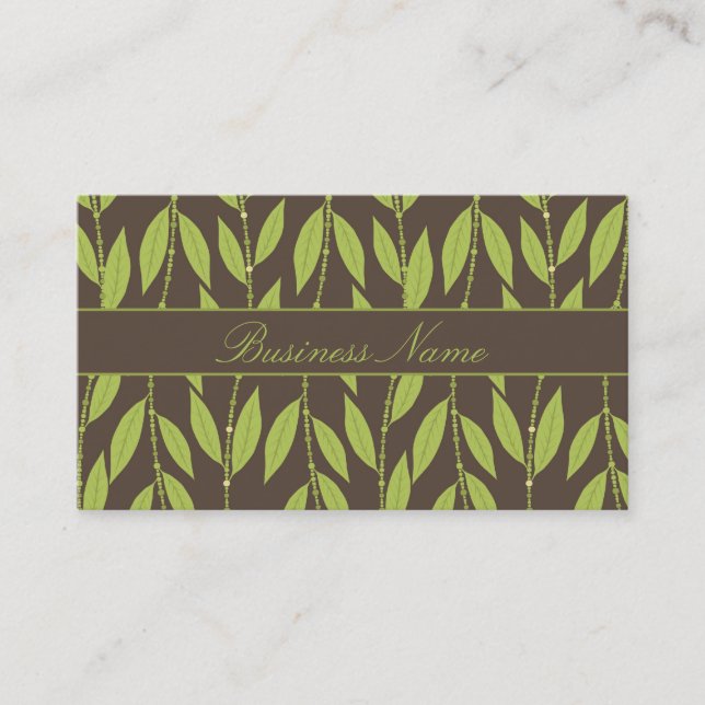 Floral Design Business Card (Front)