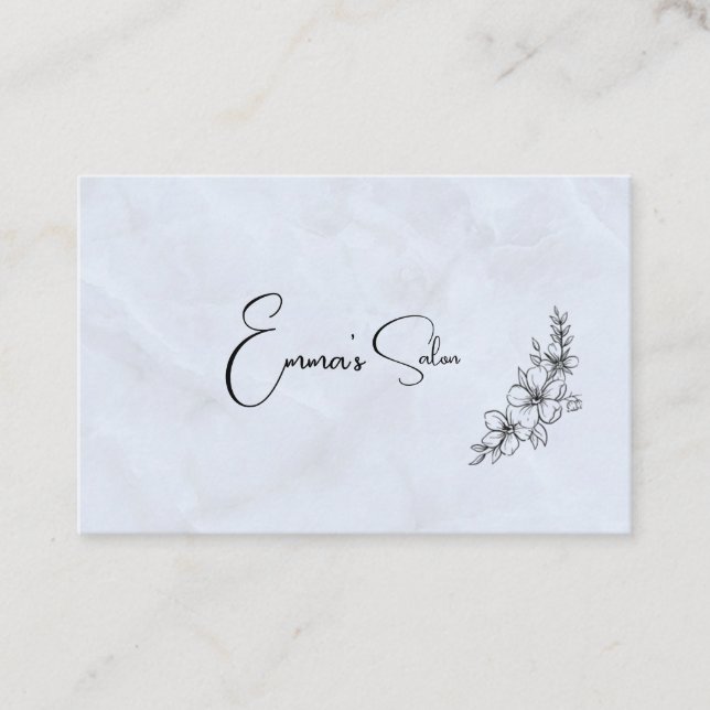 Floral design Business Cards (Front)
