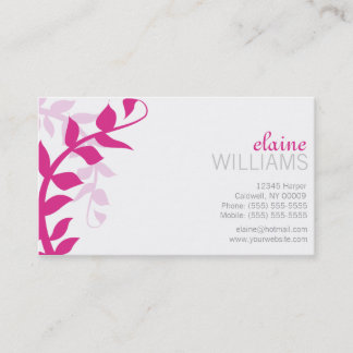 Floral Design Calling Cards