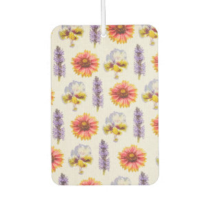 Floral Design Car Air Freshener