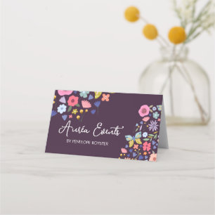 Floral Design Events Appointment Card