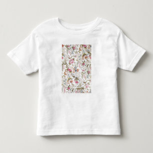 Floral design for silk material with stylised flow toddler T-Shirt