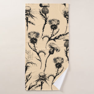 floral Design, home decorationart,graphic decor,ba Bath Towel
