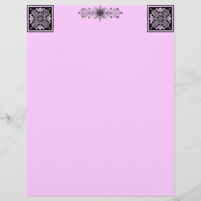 Floral Design Letterhead (Front)