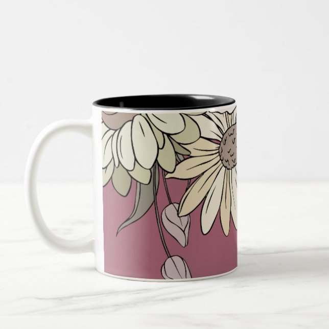 Floral design mug  (Left)