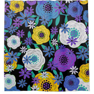 Floral Design No. 10 Shower Curtain