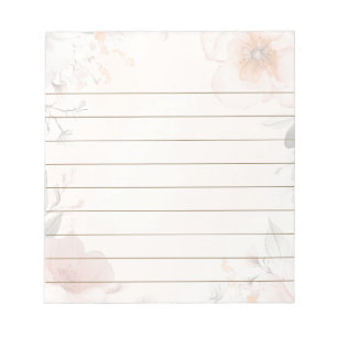Floral Design  Notepad