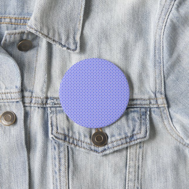 Floral Design Pattern 7.5 Cm Round Badge (In Situ)