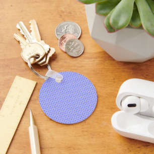 Floral Design Pattern Key Ring