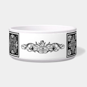 Floral Design Pet Bowl
