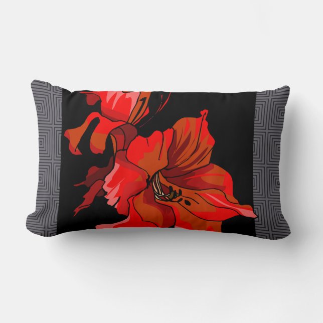 Floral design pillow (Front)