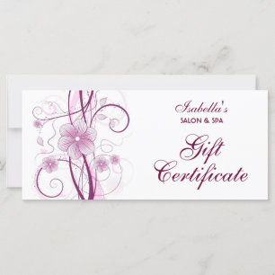Floral Design Rack Card
