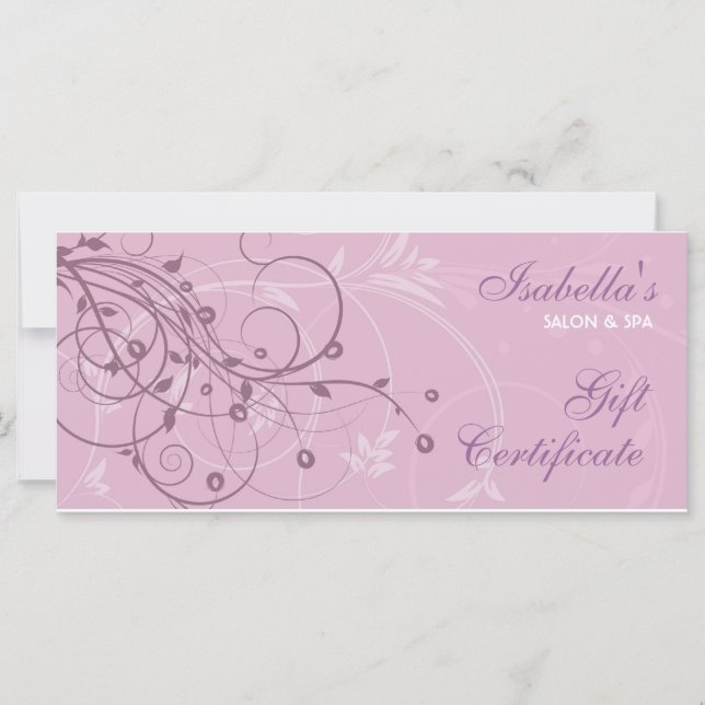 Floral Design Rack Card (Front)