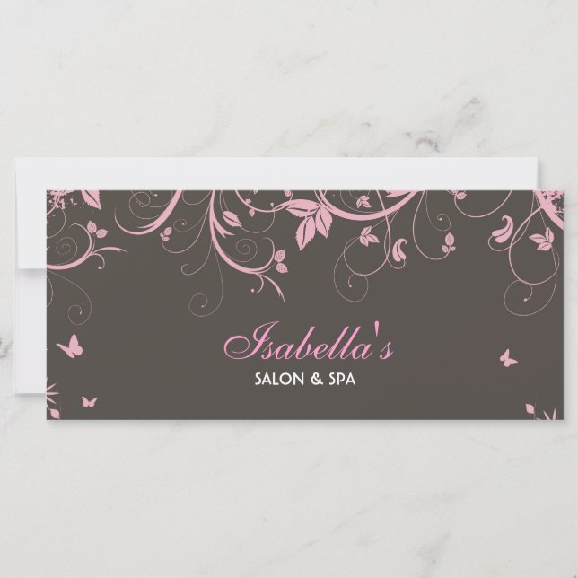 Floral Design Rack Card (Front)