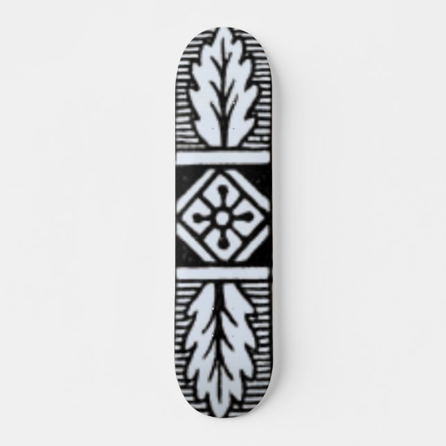 Floral Design Skateboard (Front)