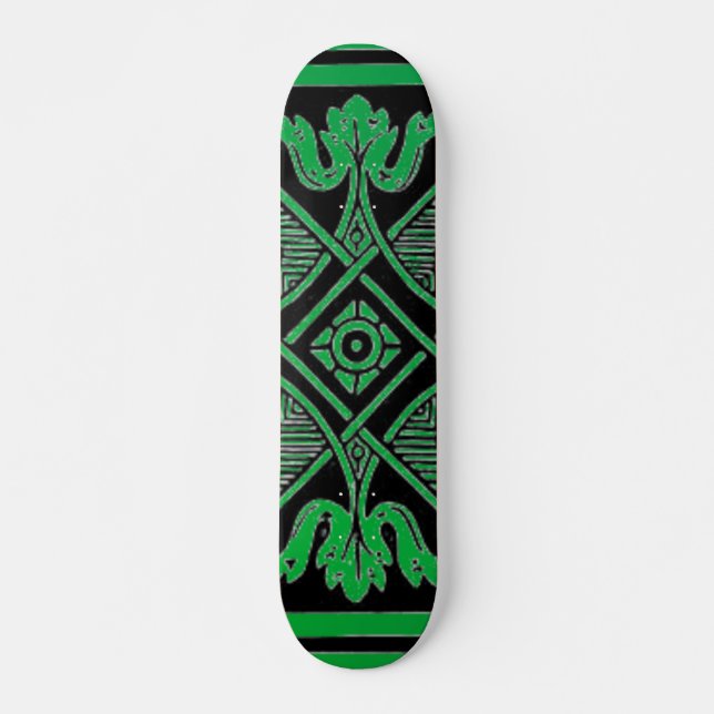 Floral Design Skateboard (Front)