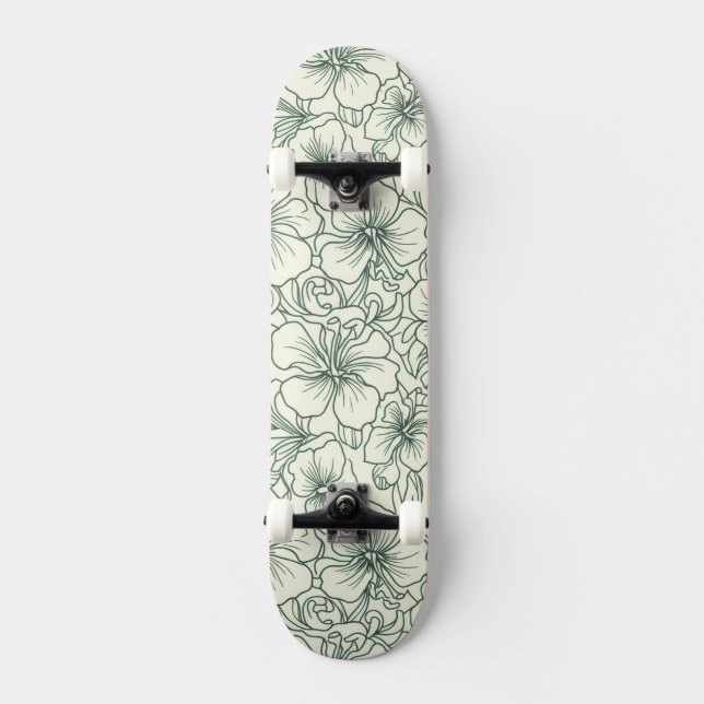 Floral design Skateboard (Front)