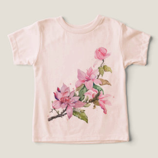 FLORAL DESIGN T SHIRT FOR KIDS