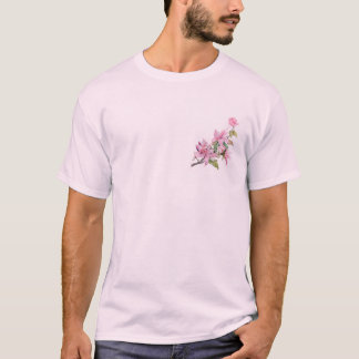 Floral design T shirt for unisex