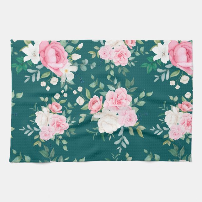 Floral Design Tea Towel (Creator Uploaded)
