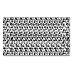 floral Design Twenty One Magnetic Business Card