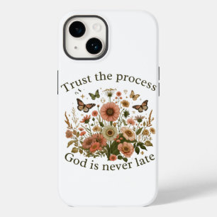 Floral design with butterflies – Christian quote “ Case-Mate iPhone 14 Case