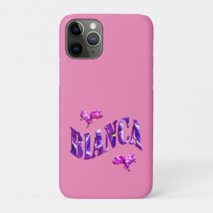 Floral Designed Bianca Name,  Case-Mate iPhone Case
