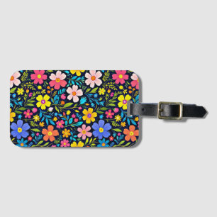Floral Digital Painting Flowers Pattern-38875 Luggage Tag