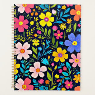 Floral Digital Painting Flowers Pattern-38875 Planner