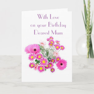 FLORAL DISPLAY MUM GREETING CARD
