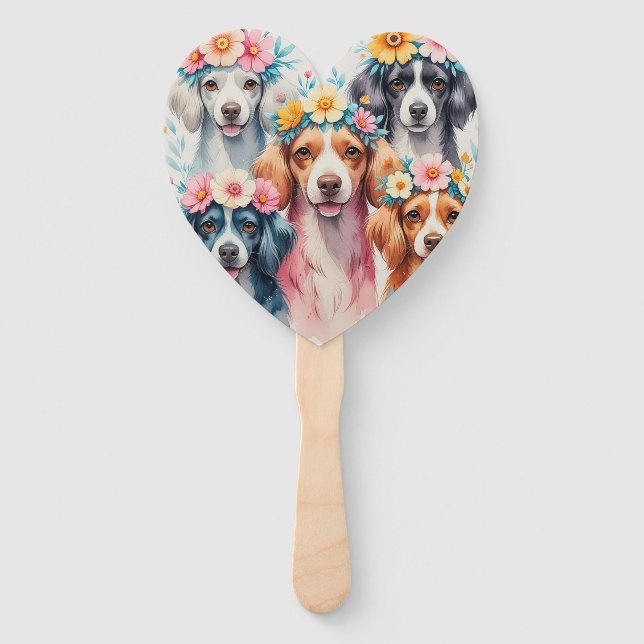 Floral Dog Fan Gift Set (Front)