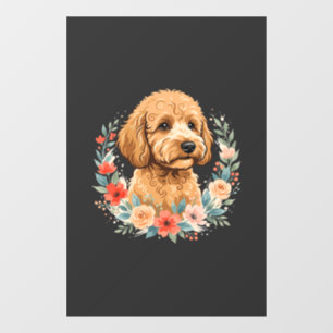 Floral Dog Round Sublimation