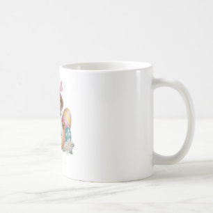 Floral Dogs Easter Day Cute Beagle Dog Puppy Happy Coffee Mug