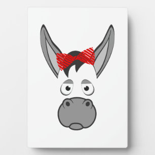 Floral Donkey Animal Halloween Costume Gift Plaque
