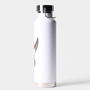 Floral Donkey Animal Halloween Costume Gift Water Bottle