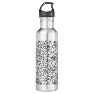 Floral Doodle 710 Ml Water Bottle