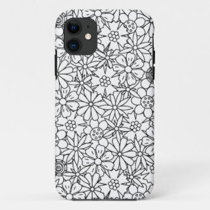 Floral Doodle iPhone 11 Case