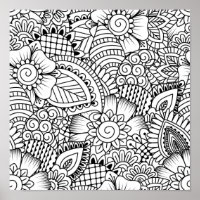 Floral Doodle Pattern 2